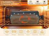 2-in-1 Cast Iron Bread Loaf Pan Tin with Lid Dual Use Baking Dish with Ergonomic Handles, V324-TSD-DULBREPOT