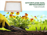 Wooden Soil Sieve for Gardening, Garden Sand Soil Sieve, Soil Sieve for Earth and Stone, Gardening V1366-AZ2-W-21840