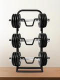 Three-layer Pot Lid Rack Kitchen Countertop Organizer for Cutting Board-Black V1161-600459