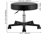 Rolling Stools with Wheels, 400 LBS Weight Capacity Adjustable Height Stool with Ultra-Thick Seat V952-YDHSNLYXWKBWF5VS0V0