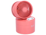 4000mAh Humidifier Fan Dual Mist Spray USB Charging Fan Cooling Humidifier for DormitoryRed V1294-YM0901-3113210069513