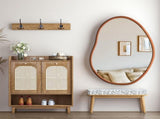 Large Art Deco Asymmetrical Wall Mirror 74.3x110cm V178-67003