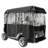 4 Passenger Golf Cart Cover Driving Enclosure Waterproof Roll-up Door V952-GEFYPCZ4ZHENC-022V0