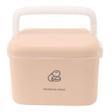 Large Medicine Storage Box Organizer Container Family Emergency Medicine Case with Removable Tray V1294-YM0703-3117230036613