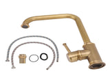 Vintage Bathroom Basin Sink Faucet Elegant Rugged Hot Cold Mixing Kitchen Washroom Washbasin Water V1294-YM0626-3112220094611