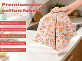 6-Pack Cotton Kitchen Dish Towels - Thick, Absorbent & Long-Lasting Hand Towels for Drying and V1366-AZ2-W-15099
