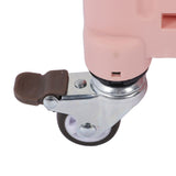 Collapsible Utility Rolling Crate Swivel Casters PP Strong with Telescopic Handle Lid Storage V1294-YM0901-3117230195712