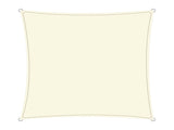 Wallaroo Waterproof 160GSM Outdoor Sun Shade Sail Canopy Cream Square 2.5 x 2.5m WPSS-25X25-160