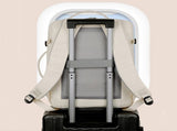 Gray Capacity Travel Backpack with USB Charging Port - Gray V888-ELOSUNG15300