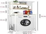 CARLA HOME 3-Tier Over Washing Machine Storage Rack Laundry Shelf Organizer for Bathroom or Toilet V178-36201