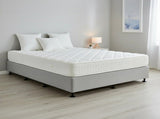 Palermo King Single Ensemble Bed Base Platinum Light Grey Linen Fabric V63-823231