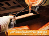 7 Pieces Graphite Torch Melting Kit, Including 2 Graphite Crucible Stir Stick, Graphite V1258-DP02-C-308