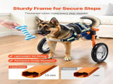 Dog Wheelchair for Back Legs, Lightweight 2 Wheels Pet Wheelchair, Height, Width & Length V952-CWLYLLSTDHXL2W9B4001V0