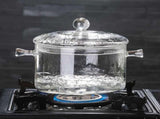 Glass Pasta Noodles Bowls Heat Resistant Glass Cooking Pot with Lid Sauce Pan for Soup Pasta Baby V1294-YM0717-10058990