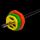 20kg Standard Rubber Coloured Barbell V63-822391