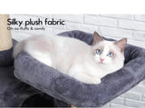 CARLA HOME 180cm Cat Tree Tower for Indoor Cats with Plush Perches, Dual Condos, Natural Sisal LSB-36386