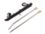 Pressure Washer Undercarriage Cleaner with 6 Nozzles 2 Extension Wands Under Car Water Broom with V1294-YM0703-3111230025212