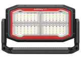 Black Dual Powered Solar Work Light 3000 Lumen with Adjustable Kelvin Settings LSB-68992