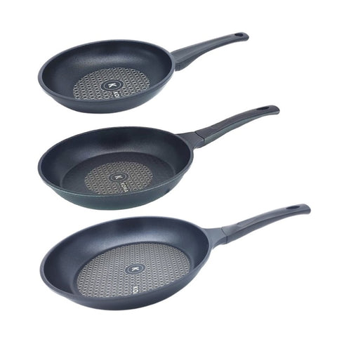 KOMAN Non-Stick Titanium Coating Frying Pan 20 26 28cm Set V274-HA-KO-FRY202628