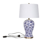 Sarantino Ceramic Floral Base Table Lamp LMP-MLM-260