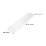 3-Pack Clear Acrylic Floating Wall Shelves, Wall-Mounted Display Racks for Kitchen, Bathroom, Living V1370-AZ4-14283