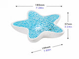 Starfish Aurora Projection Lamp with Dynamic Water Ripple Effects 7 Color Changing Mood Light for V1341-ZY-G6EMFAPC-WHITE
