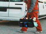 Cleaning Caddy Bag with Shoulder and Waist Straps Large Cleaning Supply Tote Bag for Cleaners V1370-AZ4-00199
