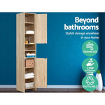 Artiss Bathroom Cabinet Storage 185cm Wooden FURNI-E-BATH-185-WD