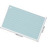 300pcs Colorful Index Cards with Binder Ring - Lined Paper Note Cards, Lightweight Sheets for V1370-AZ4-11382