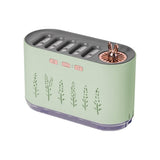 USB Humidifier with Digital Humidity Display, 700ML Portable Cool Mist Humidifier for Bedroom Office V1369-AZ3-W-12581