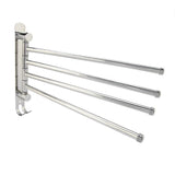 4-swivel Towel Rack Bar Rod Rail Holder Bathroom Kitchen 304 Stainless Steel V1294-YM0727-JY15661