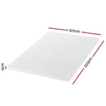 Giselle Bedding Memory Foam Mattress Topper Egg Crate 5cm King Single MATTRESS-TOP-EC-N5-KS