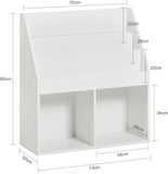 Kids Shelving Unit 3 Shelves 2 Compartments V178-65180