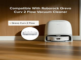 Main Brush Cover for Qrevo Curv 2 Flow Robot Vacuums, Light Gray V1258-DP02-C-1215