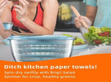 Salad Spinner Food Grade Lettuce Vegetable Washer Salad Dryer V1263-JX-5396