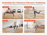 Ballet Barre, Freestanding Portable Barre Bar, Home Fitness Exercise Equipment for Abs, Arms, V952-QXLDBLWG1GHG5HME3001V0