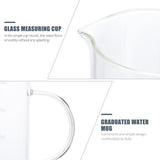 Thickened Glass Measuring Cup Transparent for Home Baking and Cooking 1Set V1192-AZ-W-20259