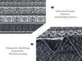 Black Boho Majesty Bedspread Coverlet 3 Piece Set V745-AC081461Q13U