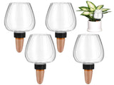 4PCS Plant Watering Globes, 11.8oz Self-watering Bulbs, Automatic Plant Waterer System, Clear V1192-AZ-W-18393