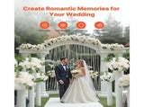 Flower Balls Arrangement Bouquet 10 PCS, 450 mm Diameter Artificial Flower Balls Wedding White Roses V952-ZSHQQXBS177IOA155001V0