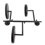 Window Rotating Plant Stand Shelf Indoor Black Floating Shelves 3 Tier Wall Mount Plant Holders for V1294-YM0901-3117250039811