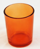 40 Pack Orange Glass Votive Tealight Candle Holders House Party Centerpiece Xmas Wedding Decor Glass V382-ORCHX40