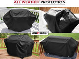 Heavy Duty Waterproof Barbecue Gas Grill Cover, 65-inch BBQ Cover, Special Fade and UV Resistant V1258-DP02-C-137