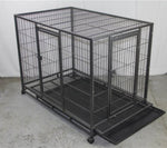 YES4PETS XL Pet Dog Cat Cage Metal Crate Kennel Portable Puppy Cat Rabbit House V278-D1010