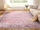 Artiss Floor Rug 200X290cm Large Washable Area Rug Vintage Living Room Carpet FLR-4858-200X290-PK