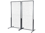 2' x 5.6' Grid Wall Panels Tower, 2 Packs Wire Gridwall Display Racks with T-Base Floorstanding, V952-LSWGQ6878INCNL5GHV0