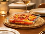 1.8L Square Glass Baking Dish Borosilicate Casserole Pan Oven Microwave Freezer Safe Lasagna V1192-AZ-W-19808