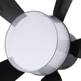 Ceiling Fan with Light 3 Colors Dimmable Quiet LED Ceiling Fan Lamp Screw in E26 Base Timer Function V1294-YM0901-3119250026312