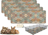 New 4Pack Washable Guinea Pig Pee, Stylish, Non-Slip and Leak-Proof Pee. Reusable Potty V1192-AZ-W-26316