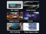 Hd Night Vision Car Driving Recorder With 3 Lenses PRL-4416PRC